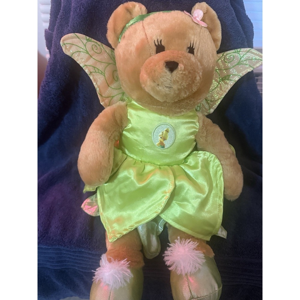 Disney Animal Alley Tinkerbell Fairy Plush Bear Toy Disney Stuffed Character